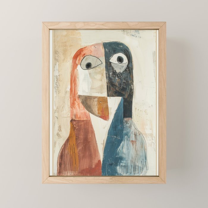 Bird Duality III Mini Art Print Gallery Image 1