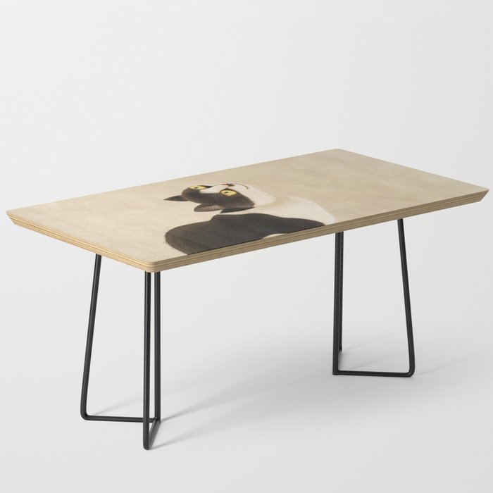 Minhwa: cat & butterfly (Korean traditional/folk art) Coffee Table Gallery Image 1