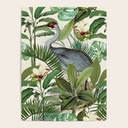 Tropical Heron Bird Rainforest Illustration Poster Gallery Image 4