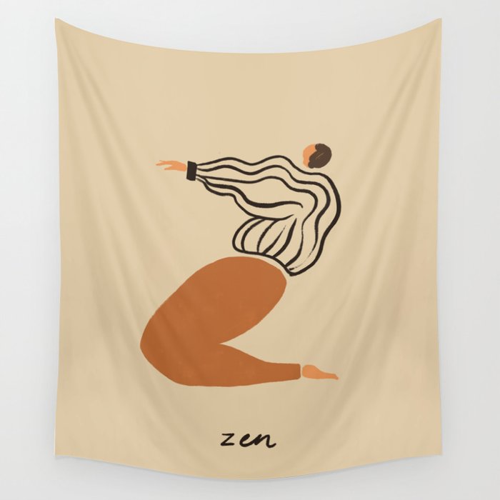 Z for Zen Wall Tapestry Gallery Image 1