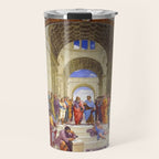 Raffaello Sanzio da Urbino - The School of Athens, 1509-1510 Travel Mug Gallery Image 1