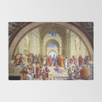 Raffaello Sanzio da Urbino - The School of Athens, 1509-1510 Rug Gallery Image 2