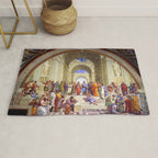Raffaello Sanzio da Urbino - The School of Athens, 1509-1510 Rug Gallery Image 1