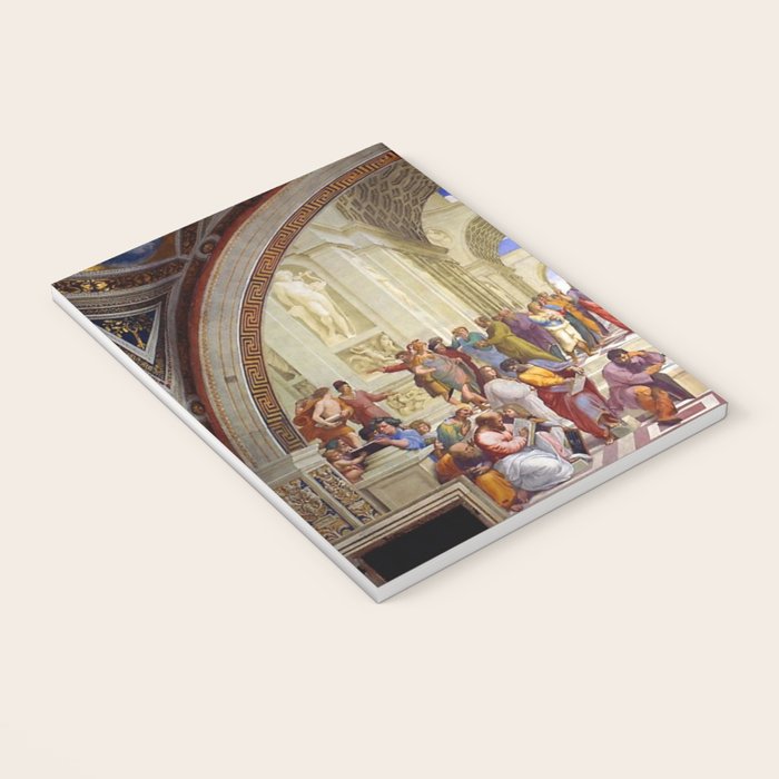 Raffaello Sanzio da Urbino - The School of Athens, 1509-1510 Notebook Gallery Image 3