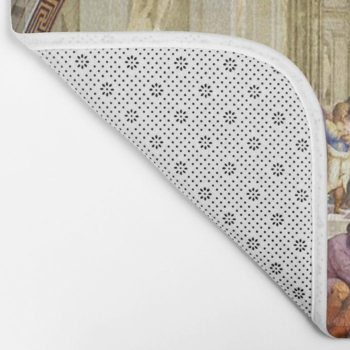 Raffaello Sanzio da Urbino - The School of Athens, 1509-1510 Bath Mat Gallery Image 2