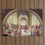 Raffaello Sanzio da Urbino - The School of Athens, 1509-1510 Outdoor Rug Gallery Image 1