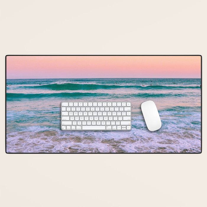 Ocean and Sunset Needed Desk Mat Gallery Image 1