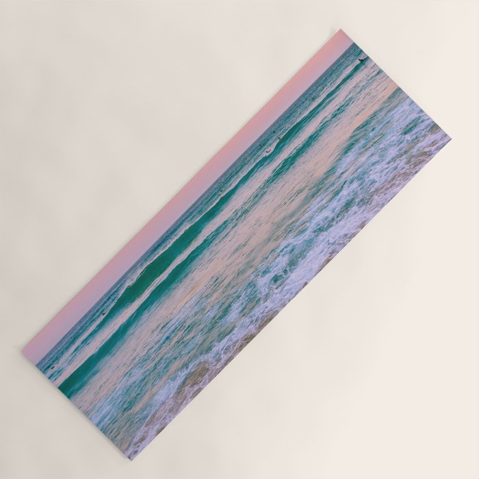 Ocean and Sunset Needed Yoga Mat Gallery Image 1