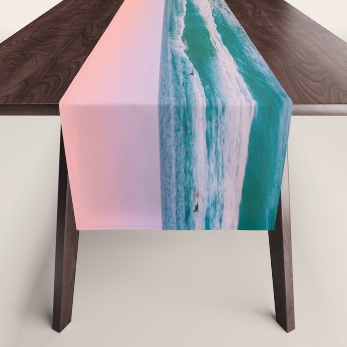 Ocean and Sunset Needed Table Runner Gallery Image 1