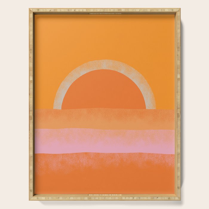 Warm Sunset Serving Tray Gallery Image 1