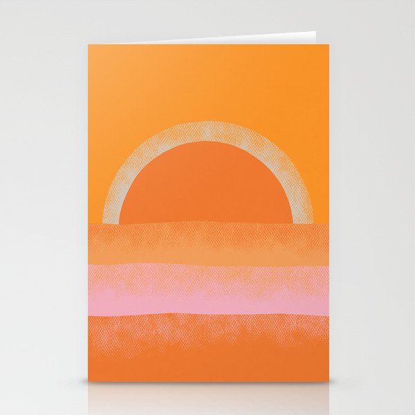 Warm Sunset Stationery Card Gallery Image 1