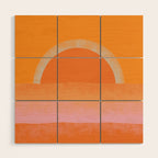 Warm Sunset Wood Wall Art Gallery Image 1