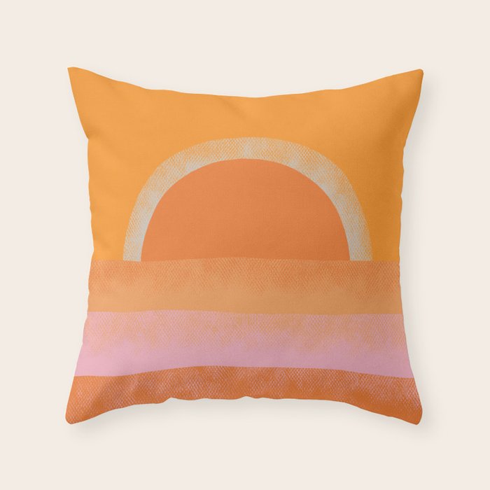 Warm Sunset Throw Pillow Gallery Image 6