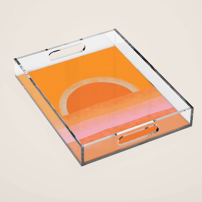 Warm Sunset Acrylic Tray Gallery Image 1