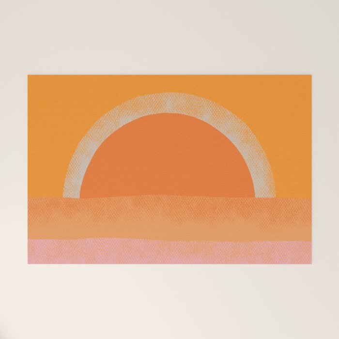 Warm Sunset Welcome Mat Gallery Image 1