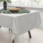 Split Philodendron Leaf Illustration Tablecloth Gallery Image 3