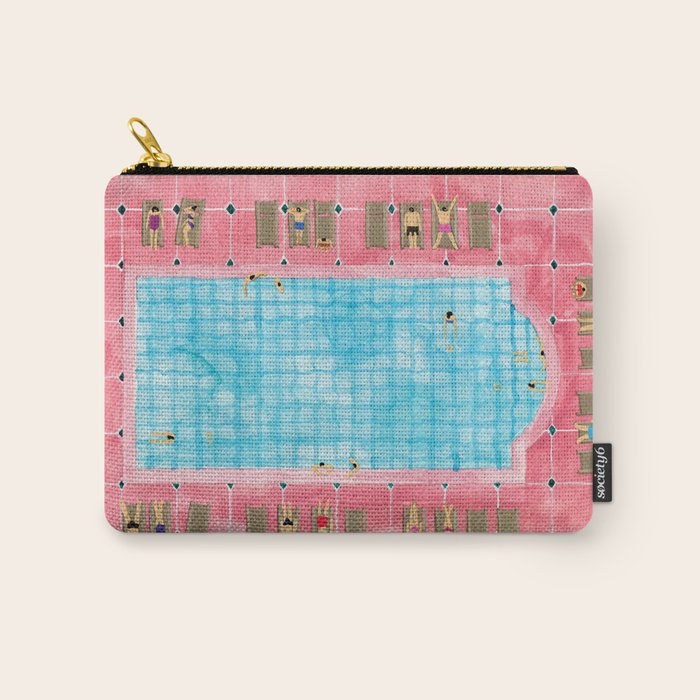Pink pool Carry All Pouch Gallery Image 1