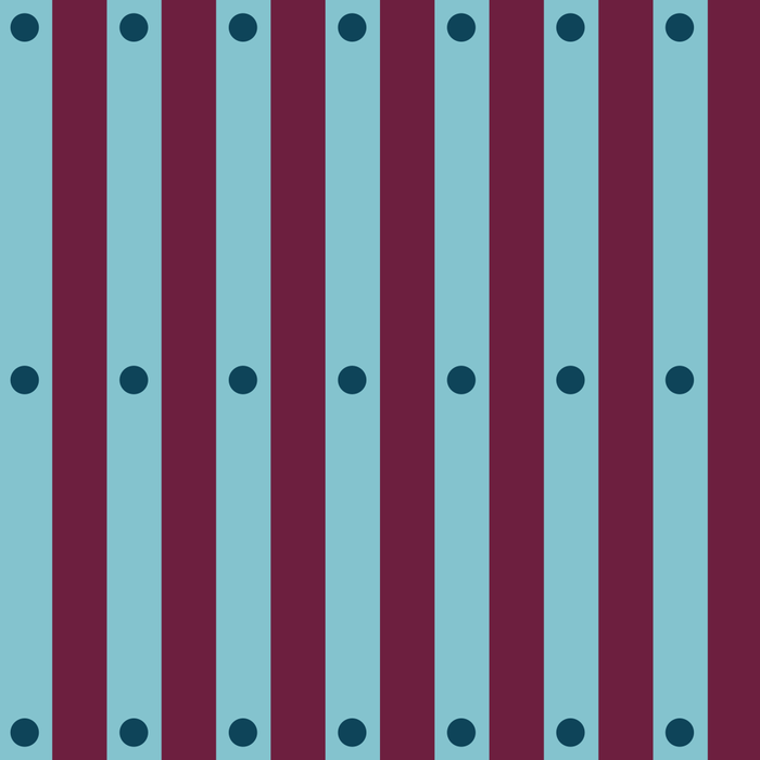 Stripes and Dots geometric pattern blue and purple Coffee Mug Gallery Image 2