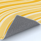 Wavy Stripes XXII - Golden Sunshine Yellow Rug Gallery Image 4