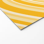 Wavy Stripes XXII - Golden Sunshine Yellow Welcome Mat Gallery Image 2