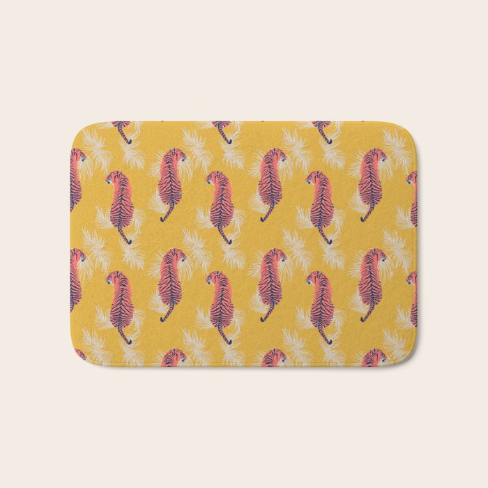 Paisley Tiger Bath Mat Gallery Image 1