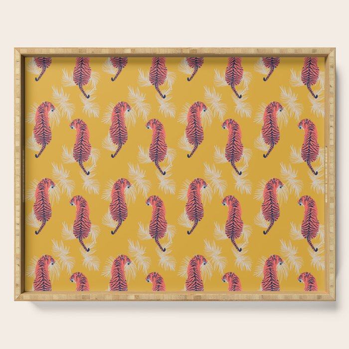 Paisley Tiger Serving Tray Gallery Image 1