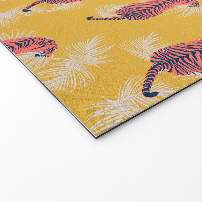 Paisley Tiger Welcome Mat Gallery Image 2