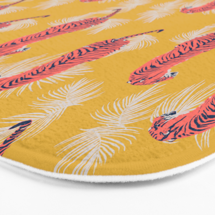 Paisley Tiger Bath Mat Gallery Image 3