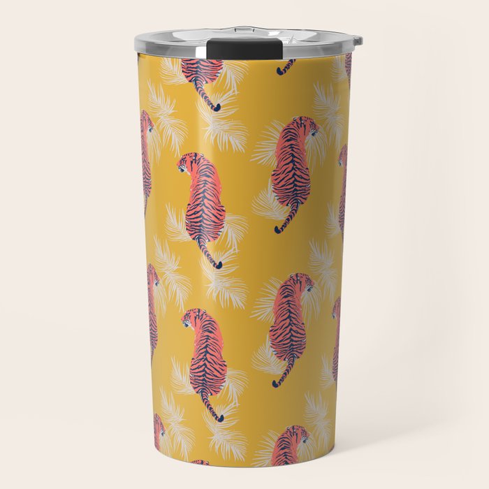 Paisley Tiger Travel Mug Gallery Image 1