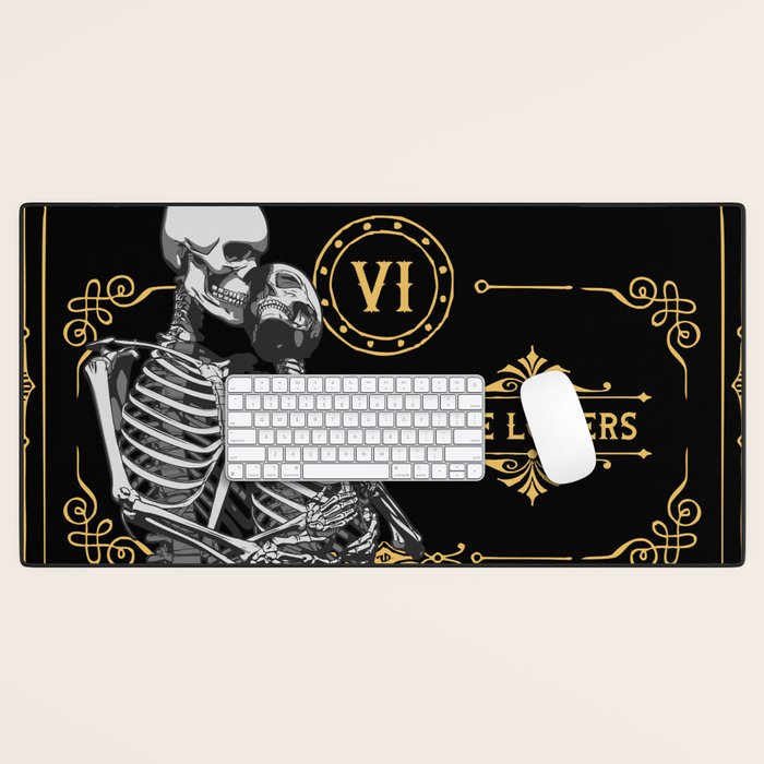 The Lovers VI Tarot Card Desk Mat Gallery Image 1