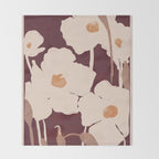 Abstract Flowers 10 Throw Blanket Gallery Image 2