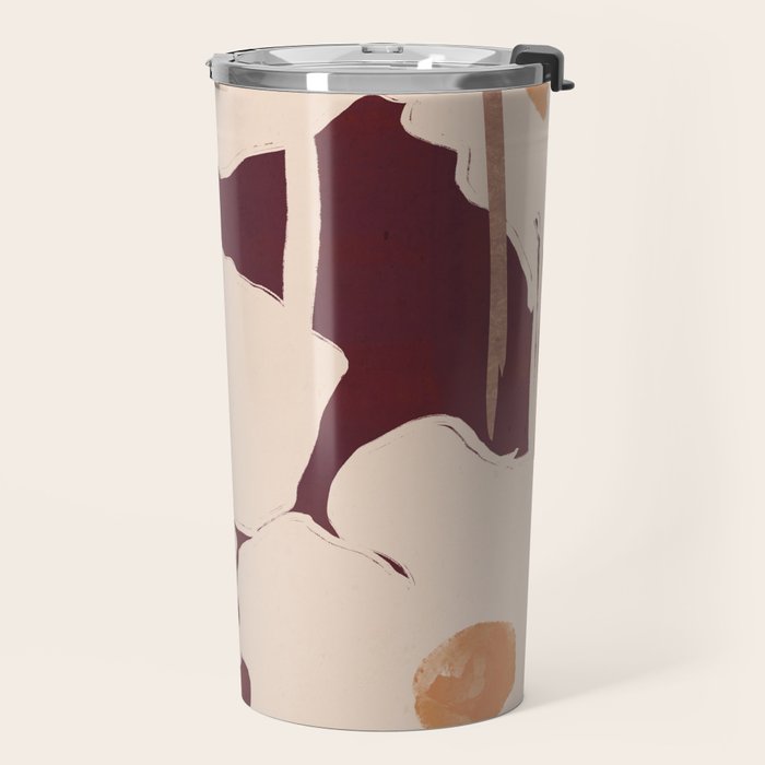 Abstract Flowers 10 Travel Mug Gallery Image 2