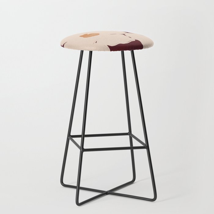 Abstract Flowers 10 Stool Gallery Image 1