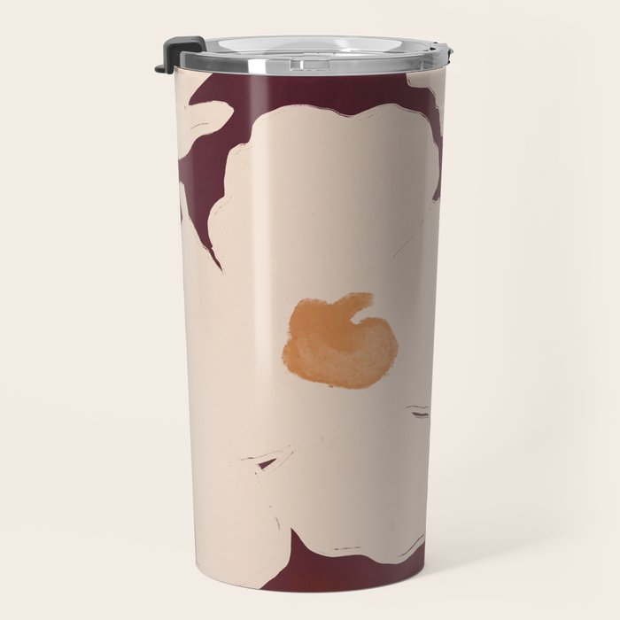 Abstract Flowers 10 Travel Mug Gallery Image 3