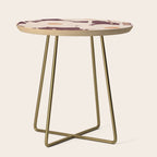 Abstract Flowers 10 Side Table Gallery Image 1