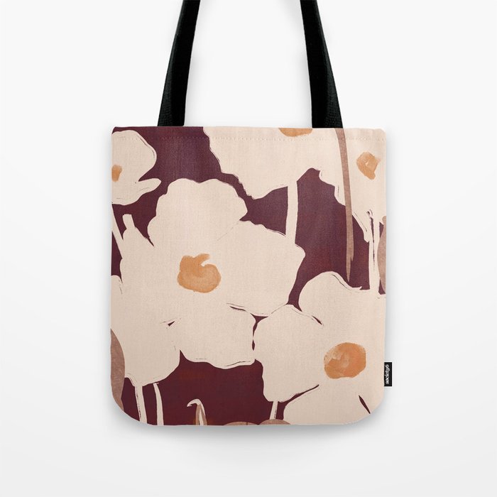 Abstract Flowers 10 Tote Bag Gallery Image 1