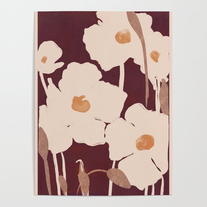 Abstract Flowers 10 Poster Gallery Image 1