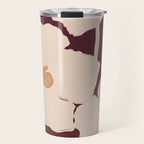 Abstract Flowers 10 Travel Mug Gallery Image 1
