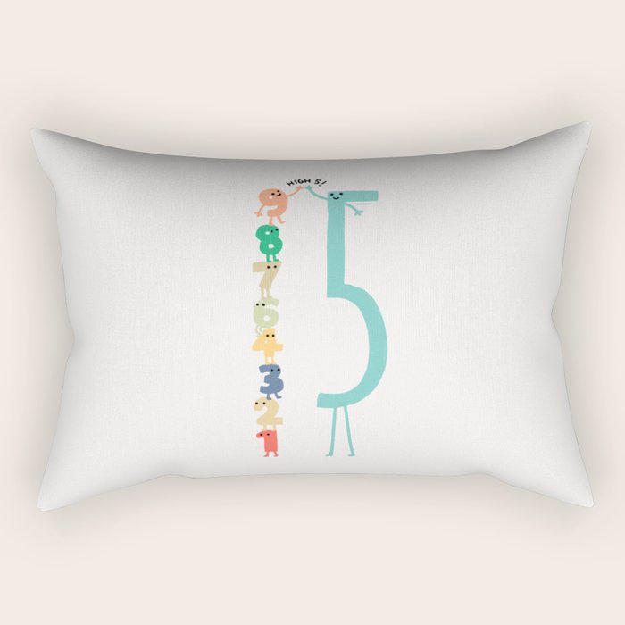High 5! Rectangular Pillow Gallery Image 1