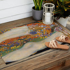 Gustav Klimt "Water Serpents" Outdoor Rug Gallery Image 2