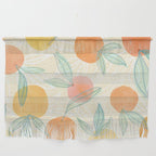 Tangerine and Friends - Fruit Pattern Wall Hanging Gallery Image 1