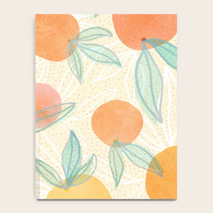 Tangerine and Friends - Fruit Pattern Notebook Gallery Image 4