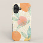Tangerine and Friends - Fruit Pattern iPhone Case Gallery Image 1
