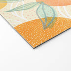 Tangerine and Friends - Fruit Pattern Welcome Mat Gallery Image 2