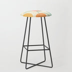 Tangerine and Friends - Fruit Pattern Stool Gallery Image 1