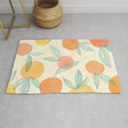 Tangerine and Friends - Fruit Pattern Rug Gallery Image 1