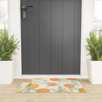 Tangerine and Friends - Fruit Pattern Welcome Mat Gallery Image 3