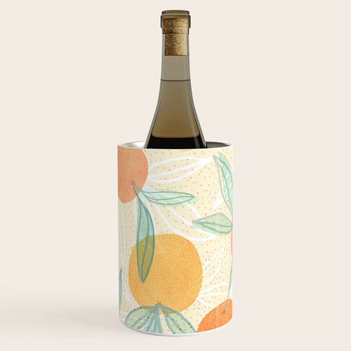 Tangerine and Friends - Fruit Pattern Wine Chiller Gallery Image 2