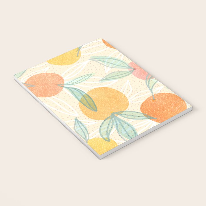 Tangerine and Friends - Fruit Pattern Notebook Gallery Image 3