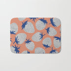 Inky Strawberries Bath Mat Gallery Image 1